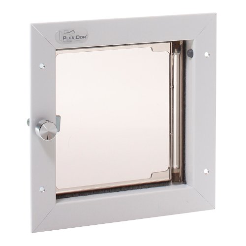 PlexiDor Performance Pet Doors Small White Door Mount