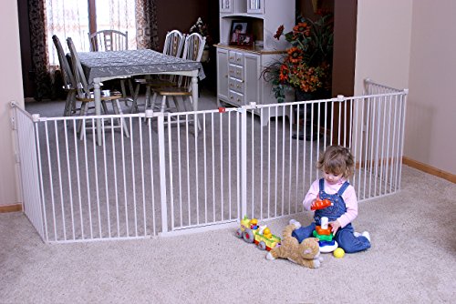 Regalo 192-Inch Super Wide Gate and Play Yard, White - Image 3