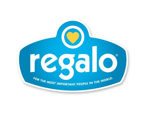 Regalo Extra Tall Top Of Stairs Gate, With Mounting Kit, White