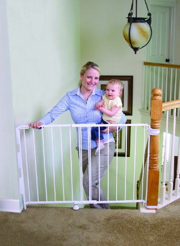 Regalo Extra Tall Top Of Stairs Gate, With Mounting Kit, White - Image 7
