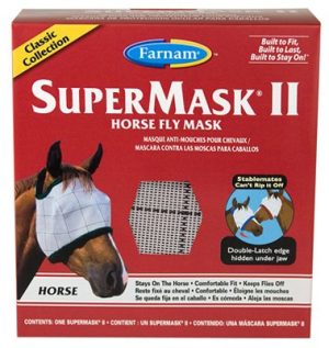 SUPERMASK 2 CLASSIC WITHOUT EARS, Size: HORSE (Catalog Category: Equine Fly Control:FLY & INSECT CONTROL)