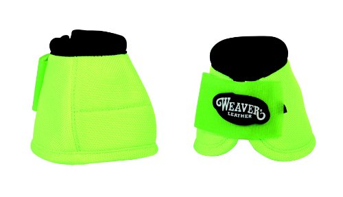 Weaver Leather Bell Boots, Lime Green, Medium