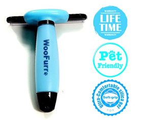 Woofurr Pet Grooming Tools Reduce Shedding By Up to 90% - Keeps Pet Hair Off Your Couch, Floor, Clothing & More - Comes With 3 Interchangeable Stainless Steel Blades - Strong Silica Gel Handle - For Dogs & Cats - Works on Short and Long Hair - Image 4