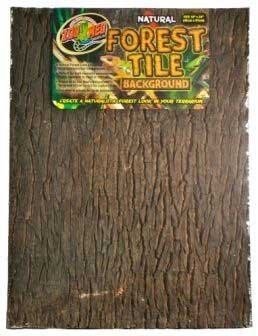 Zoo med NWB-4 Natural Forest Tile Panel Backgrounds for Terrariums / Size (XLarge)